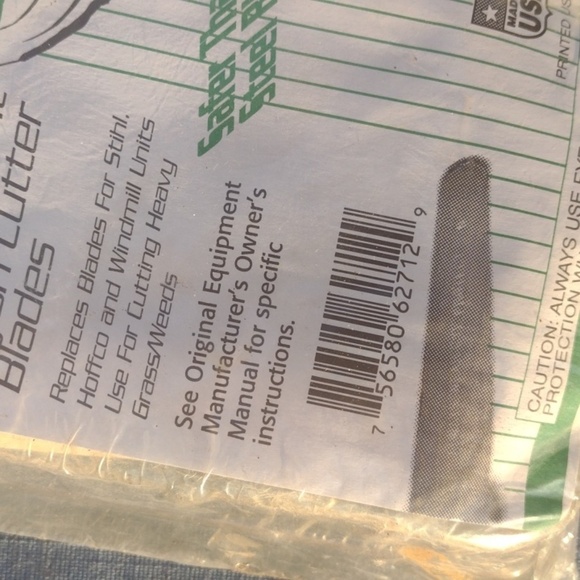 Bruser Bob Replacement Nylon Cutter Blades NWT USA - Picture 3 of 3